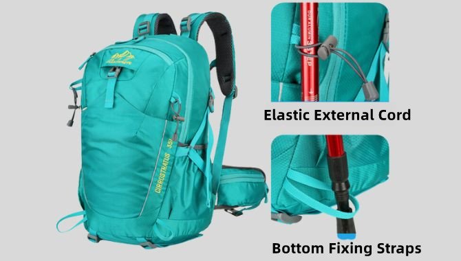 Hiking backpack multifunctional accessories