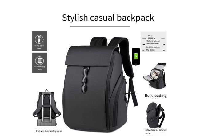 3112 Multi-Function Stylish Business Laptop Backpack